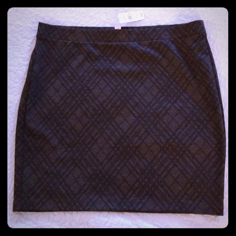 NWT Ann Taylor Loft XL Stretch Pencil Skirt 4 Fall